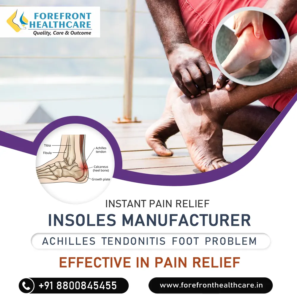 achilles tendonitis foot problem insoles maker